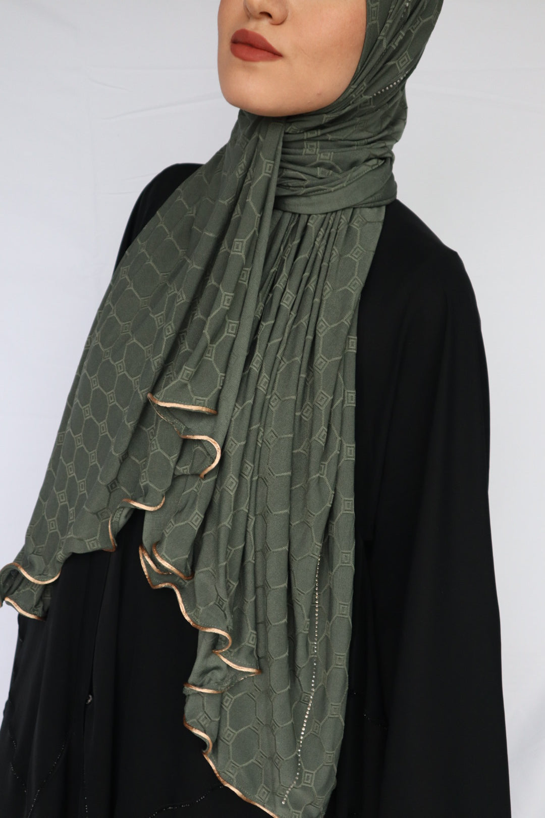 HOLOGRAPH AVEC STRASS GREEN