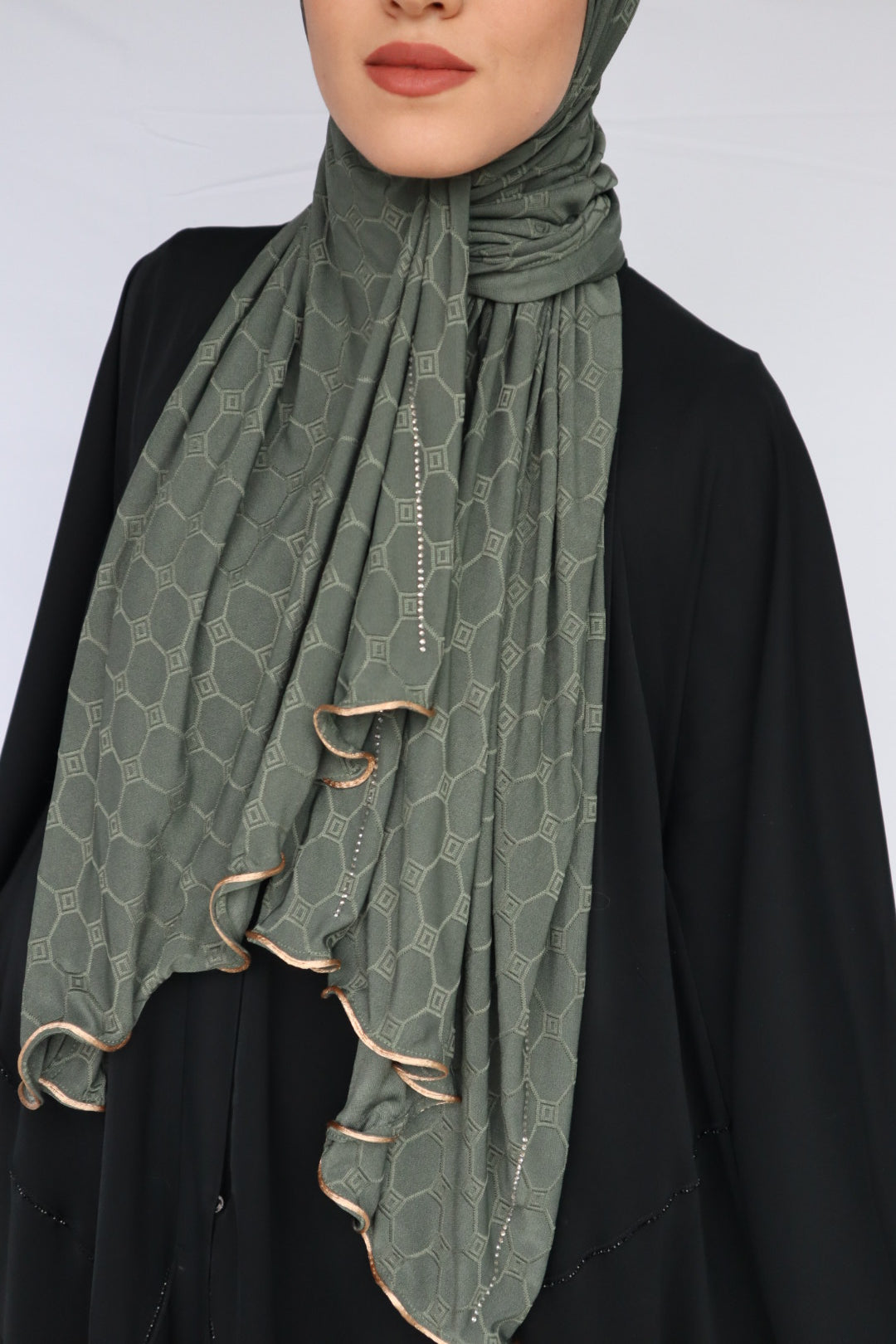 HOLOGRAPH AVEC STRASS GREEN