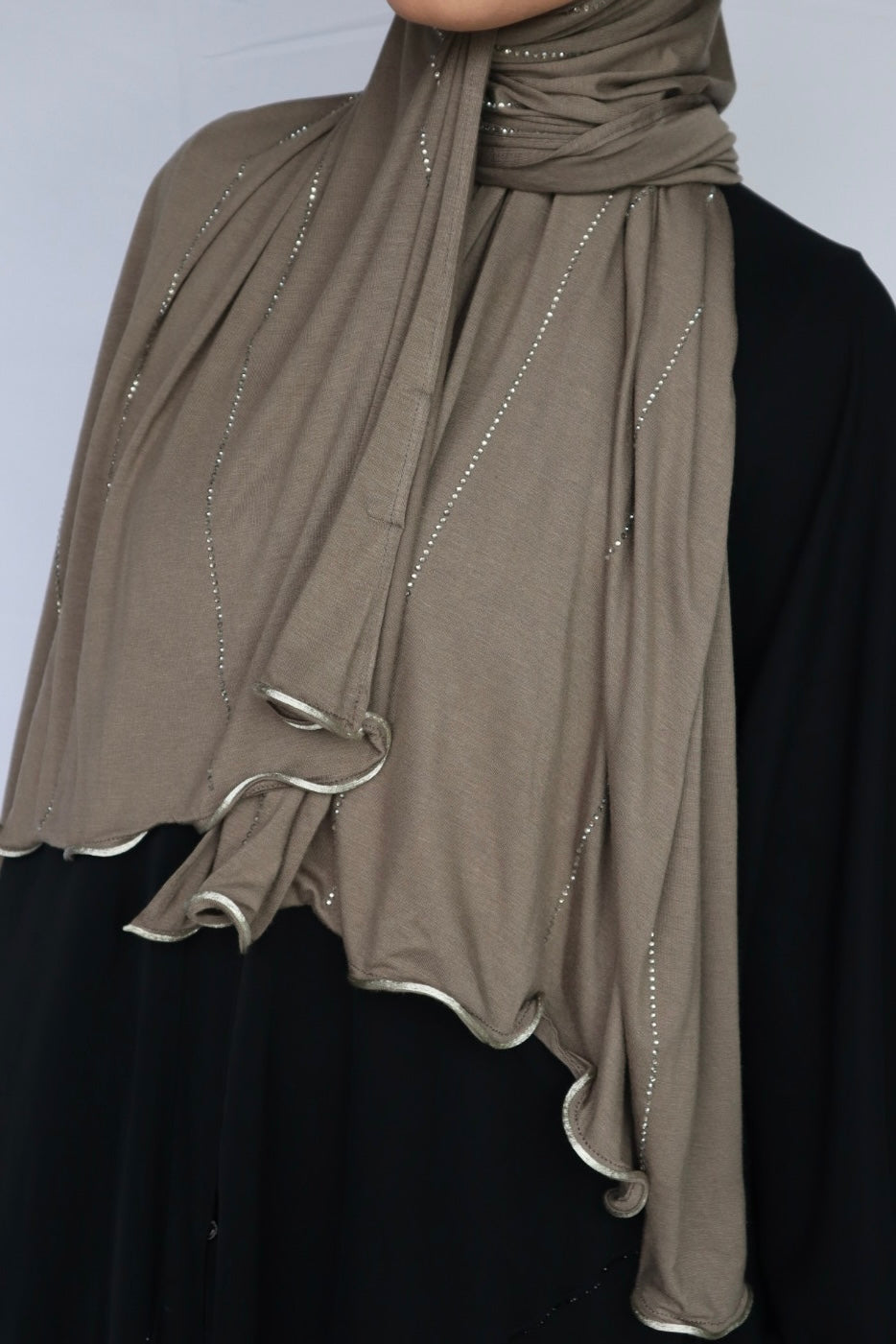 LUXURY STRASS GRIS TAUPE
