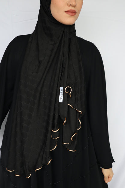 HOLOGRAPH NOIR BORDURE DORÉE