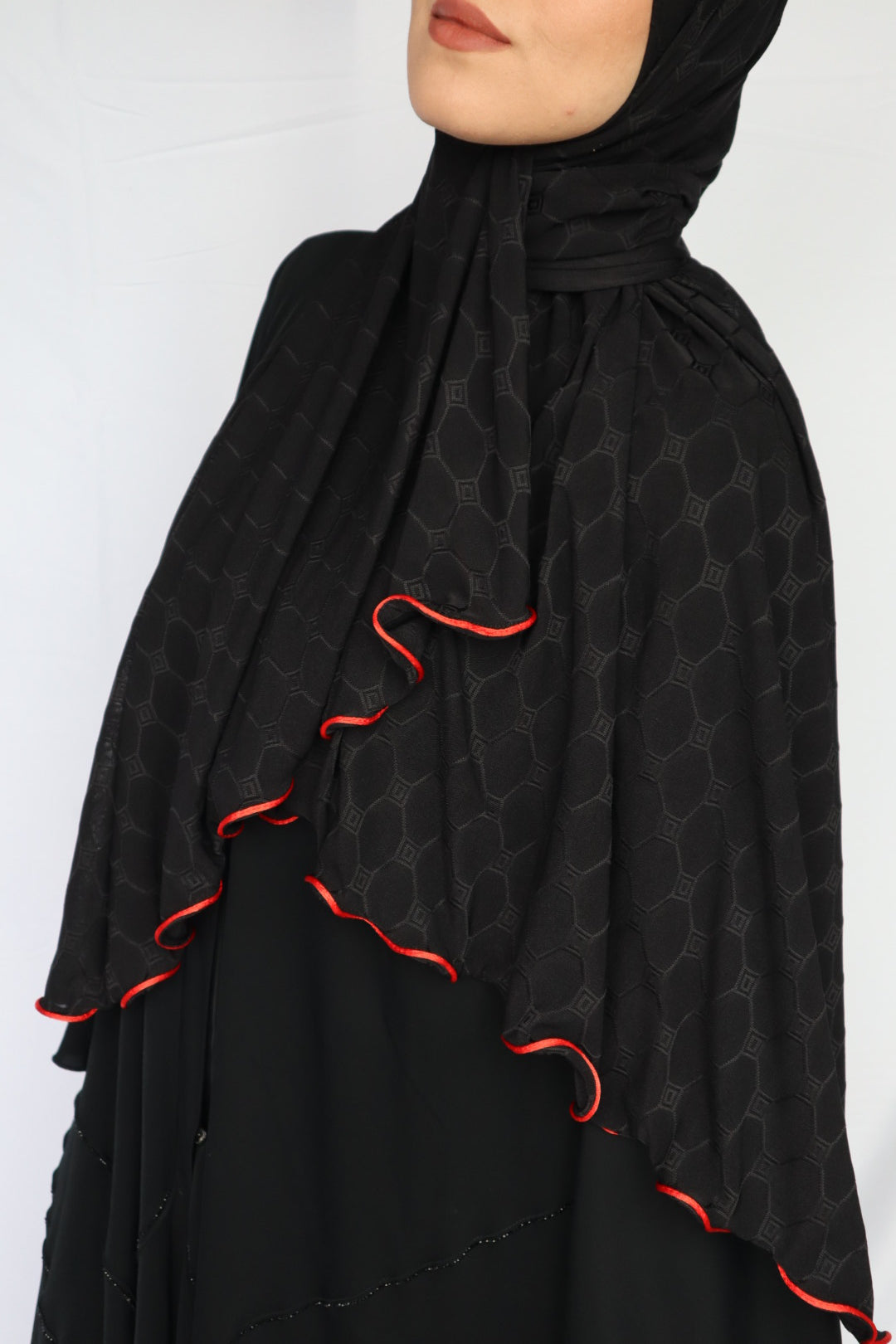 HOLOGRAPH NOIR BORDURE ROUGE