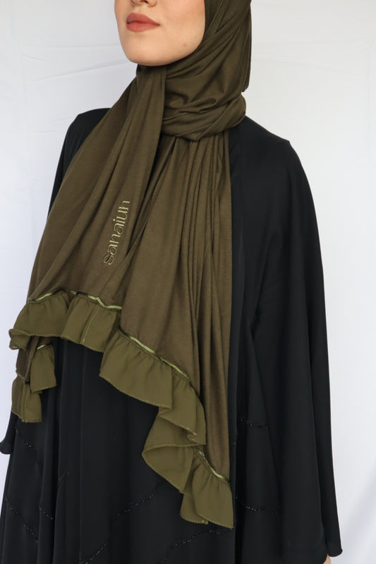 FROUFROU VERT KAKI