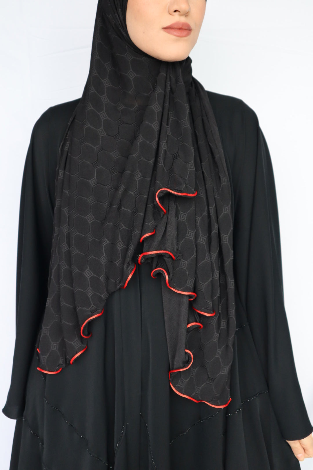 HOLOGRAPH NOIR BORDURE ROUGE