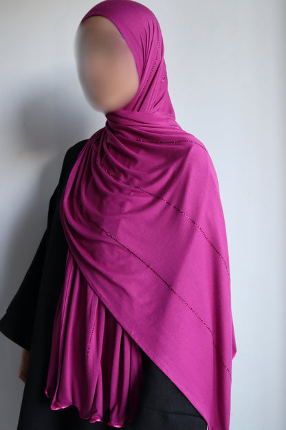LUXURY STRASS FUCHSIA FONCÉ IMPERFECTIONS