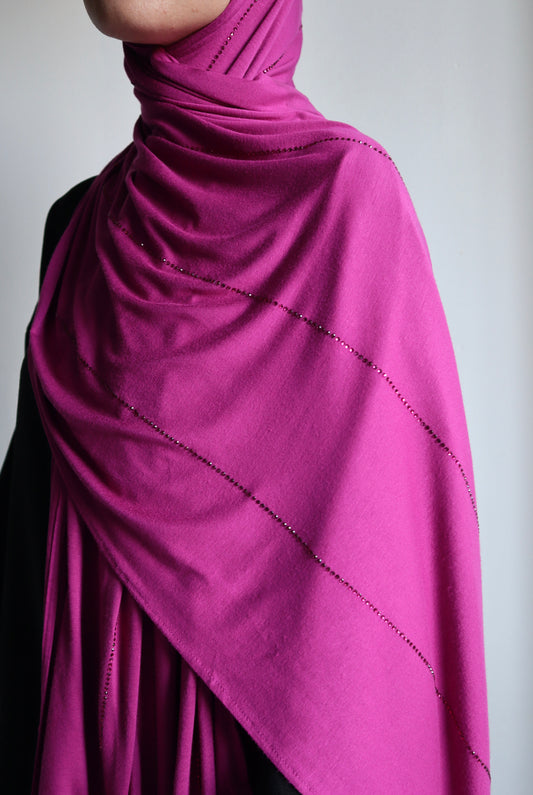 LUXURY STRASS FUCHSIA FONCÉ IMPERFECTIONS