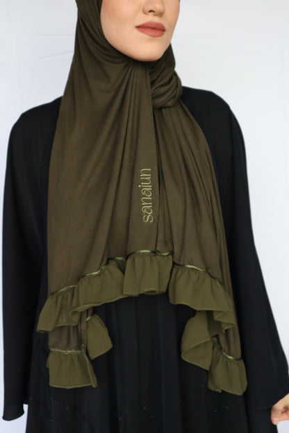FROUFROU VERT KAKI