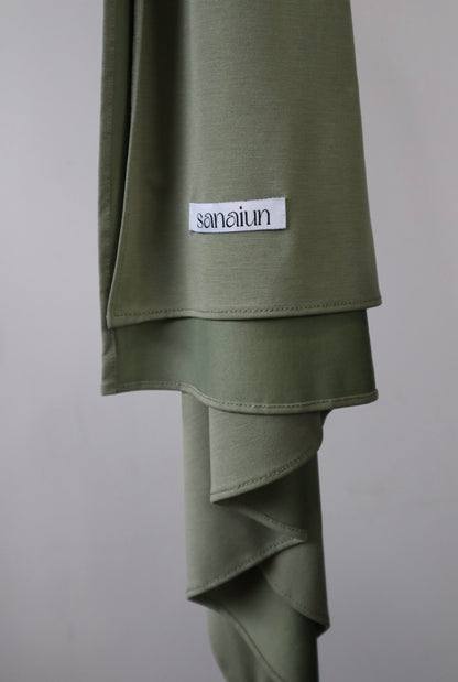 BREATHABLE JERSEY VERT SAUGE