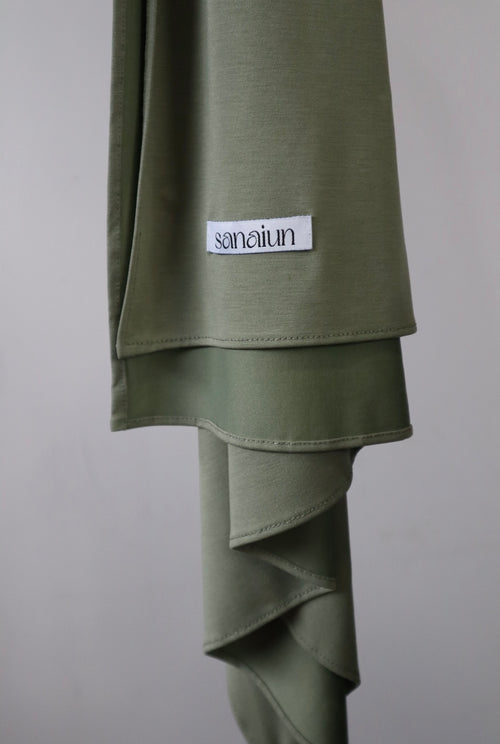 BREATHABLE JERSEY VERT SAUGE