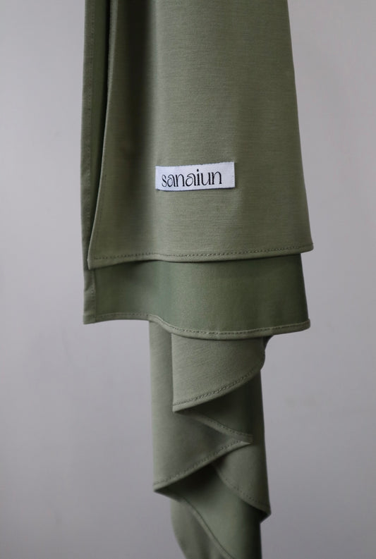 BREATHABLE JERSEY VERT SAUGE
