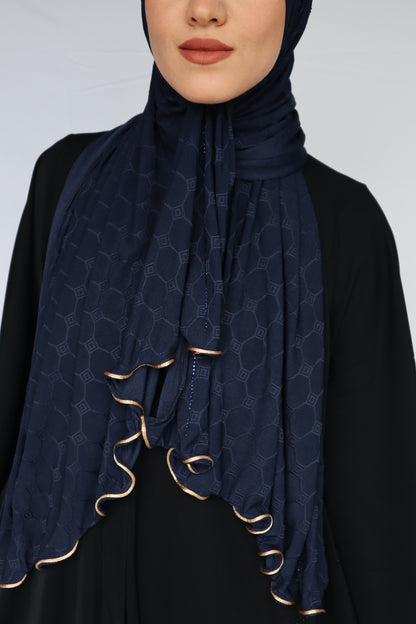 HOLOGRAPH AVEC STRASS BLEU NUIT