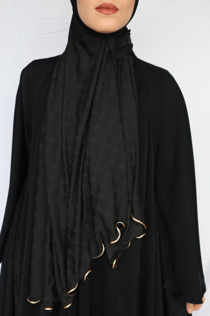 HOLOGRAPH NOIR BORDURE DORÉE