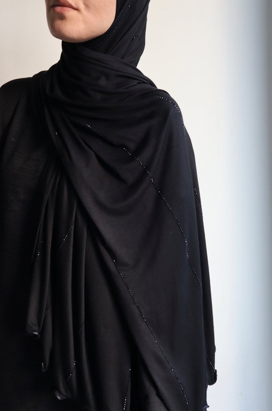 LUXURIÖSER SCHWARZER STRASS