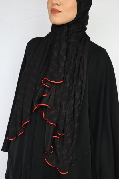 HOLOGRAPH NOIR BORDURE ROUGE