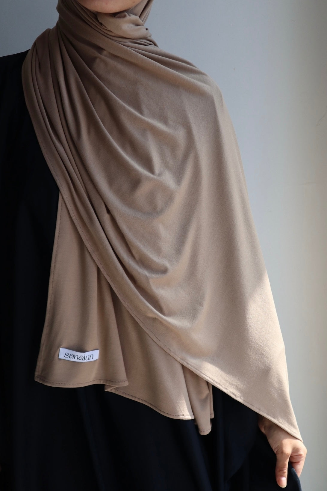 JERSEY BAMBOU TAUPE CLAIR