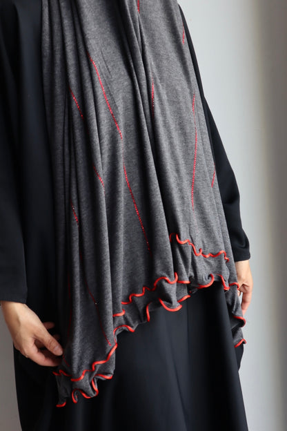 LUXURY ROYAL GRIS CHARBON ET ROUGE - Édition limitée